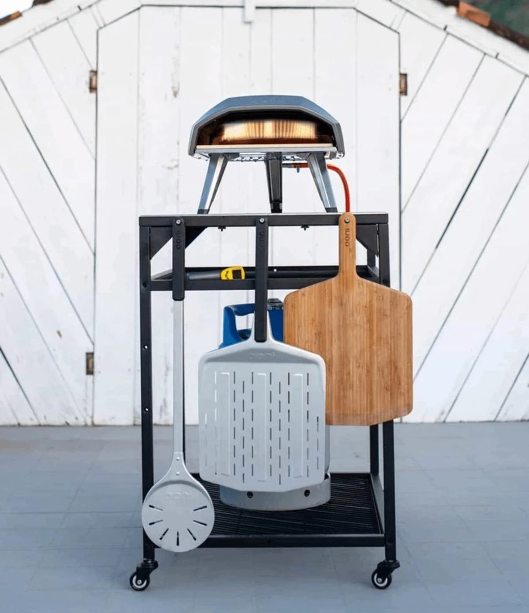 Ooni - Tafel - Medium - Pizza Tafel - 60x80x 90cm - RVS - Zwart - Afbeelding 5