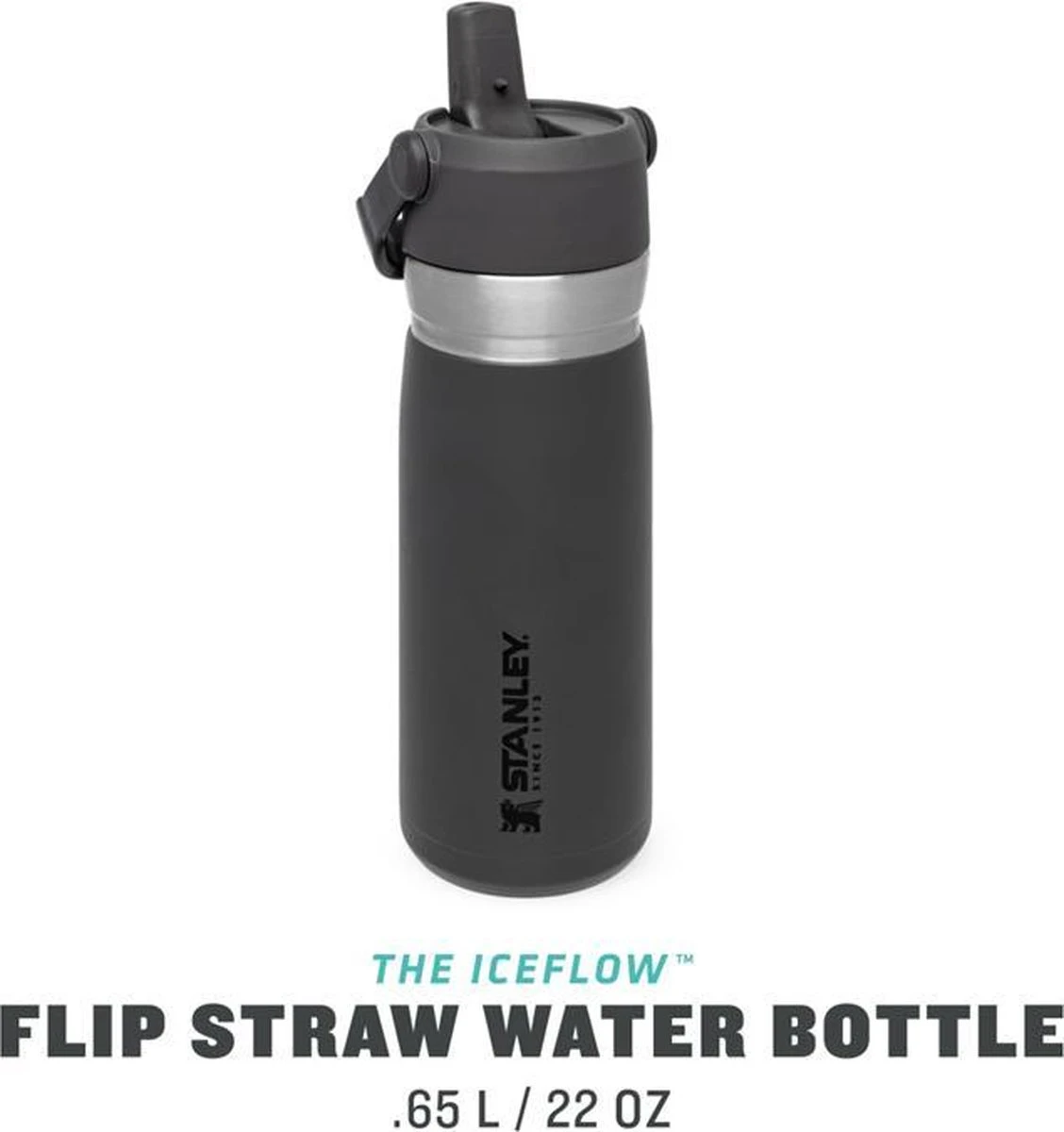 Stanley The IceFlow™ Flip Straw Water Bottle 0,65L - Thermosfles - Saffron - Afbeelding 12