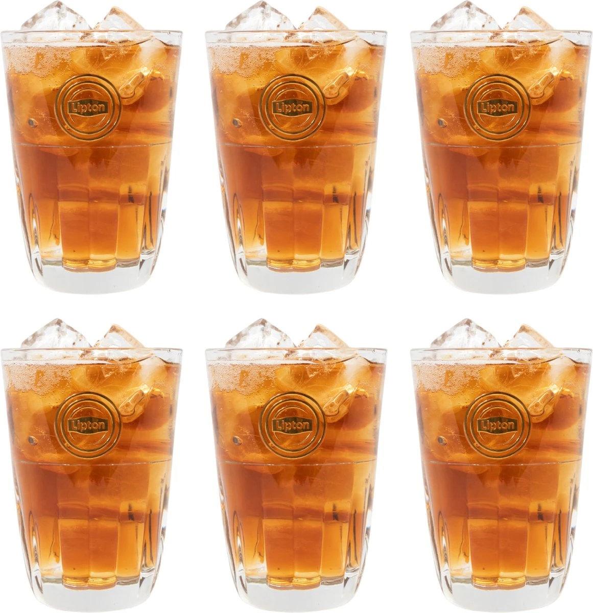 Lipton Ice Tea Glas - Stapelbaar - 370 Ml - 6 Stuks - Afbeelding 4