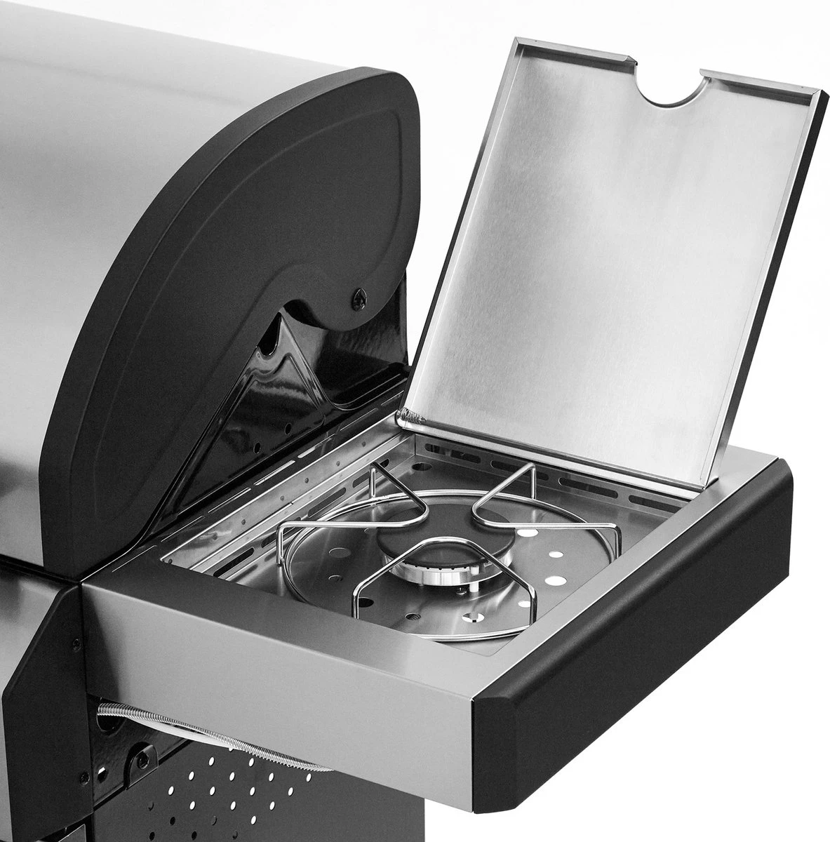 Burnhard Gas BBQ Big FRED Deluxe - 4 Branders - Incl. Keramische Infraroodbrander & Afdekhoes - Deluxe - Afbeelding 8