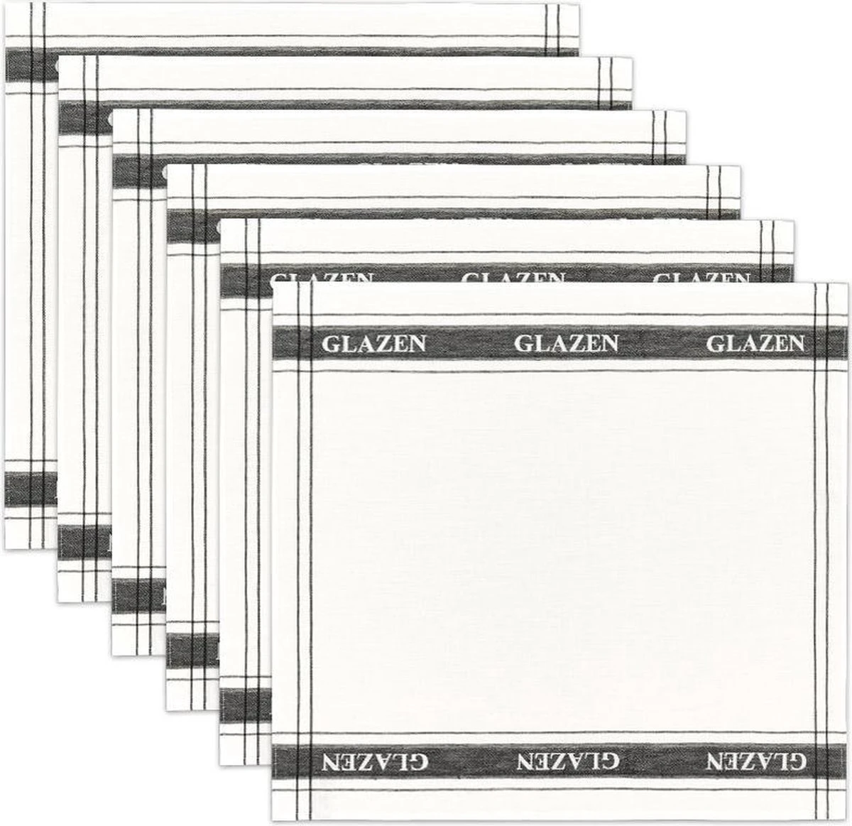 DDDDD Glazendoek / Poleerdoek - White - 6 Stuks - Afbeelding 5