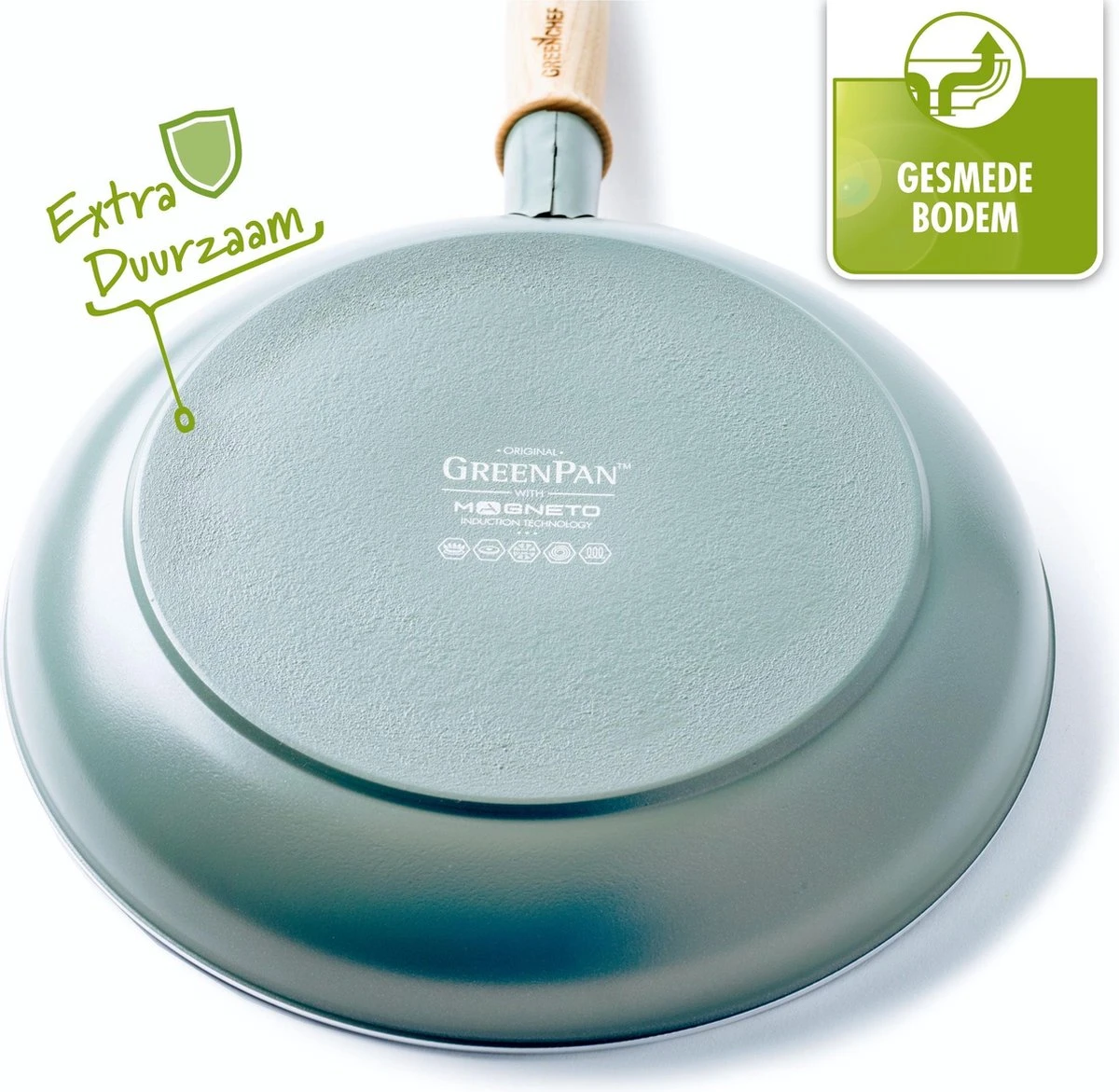 GreenPan Mayflower Wok - Ø 28 Cm - Keramisch - Inductie - Afbeelding 4
