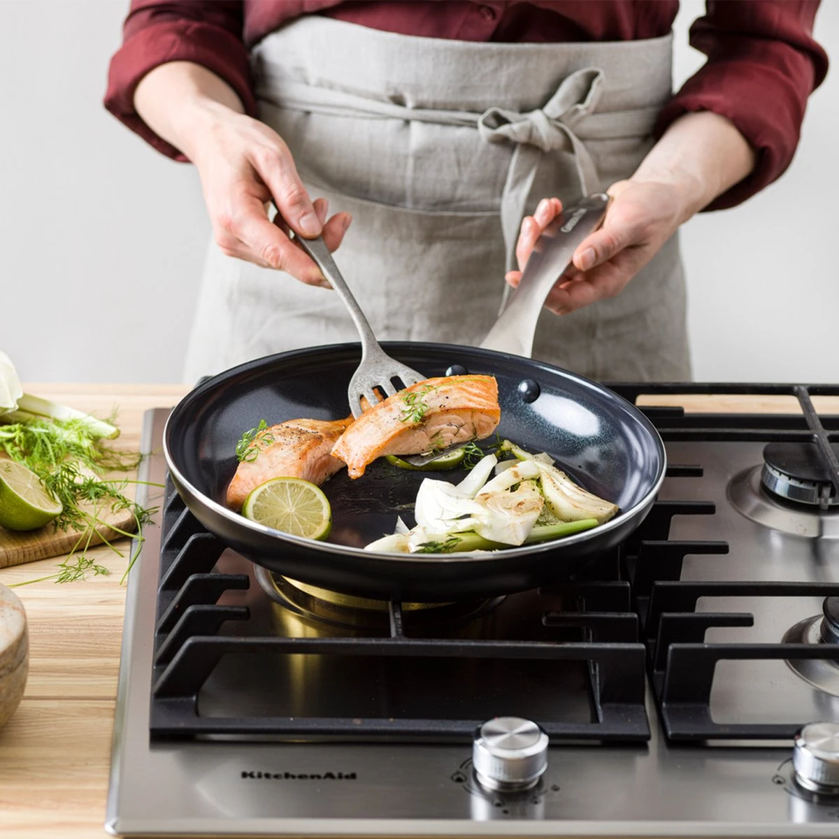 GreenPan Koekenpan - Royal Black - ø 28 Cm - Keramische Anti-aanbaklaag - Afbeelding 4