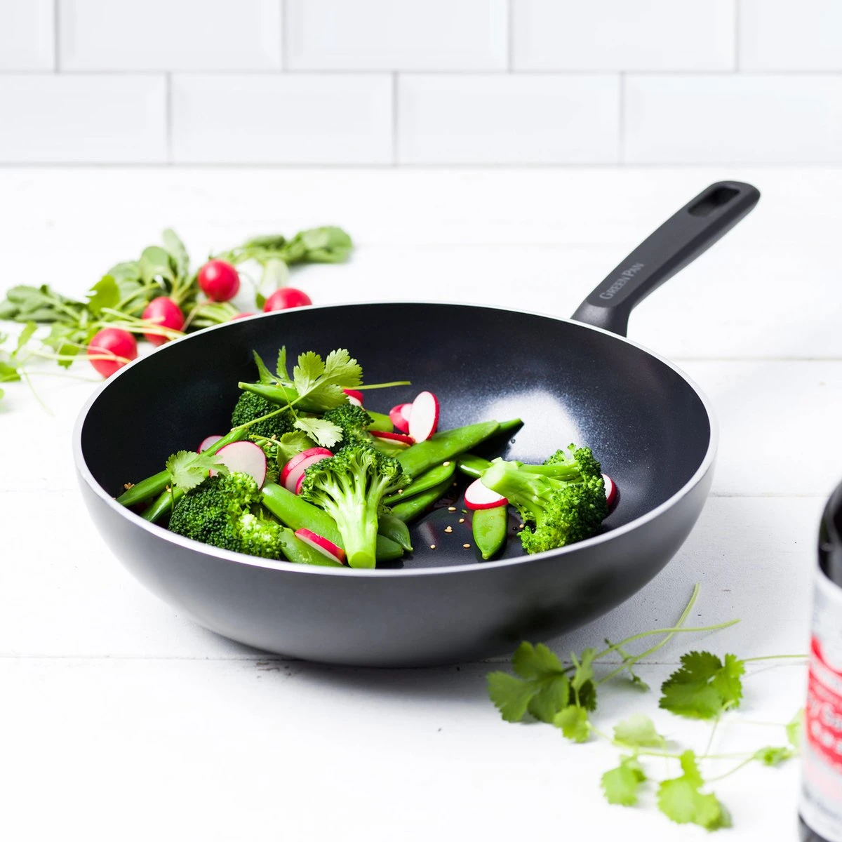 GreenPan Memphis Keramische Wokpan - Ø 28 Cm - PFAS-vrij - Afbeelding 18