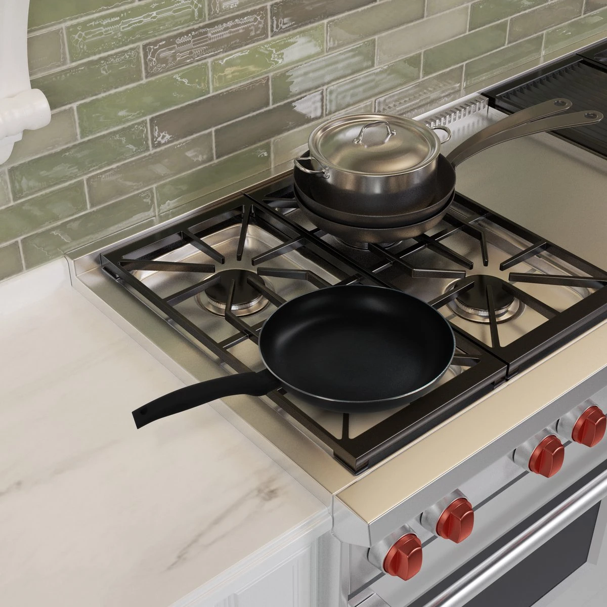 Miller Koekenpan Inductie 28cm - Alle Warmtebronnen - Anti Aanbaklaag - Afbeelding 6