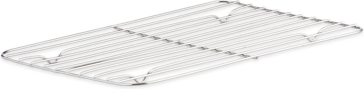 Relaxdays Braadslede Met Rooster - Edelstaal - Ovenschaal - Braadpan - Braadslee - Zilver - L - Afbeelding 7