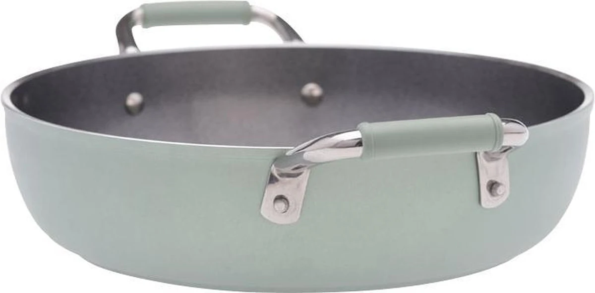 Primecook - Braadpan / Hapjespan Met Deksel - Ø 28 Cm - PFAS-vrij - Inductie - Ecoshield - Afbeelding 2