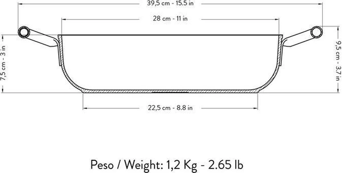 Primecook - Braadpan / Hapjespan Met Deksel - Ø 28 Cm - PFAS-vrij - Inductie - Ecoshield - Afbeelding 5