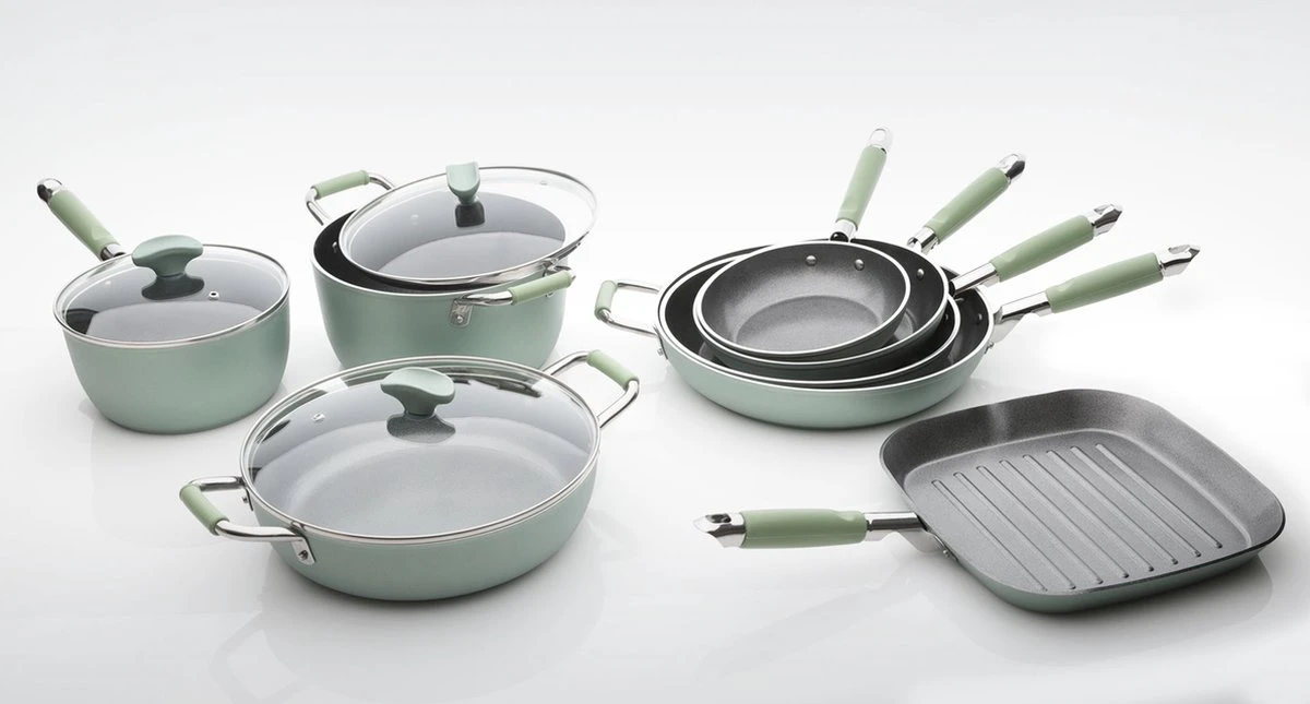 Primecook - Braadpan / Hapjespan Met Deksel - Ø 28 Cm - PFAS-vrij - Inductie - Ecoshield - Afbeelding 7
