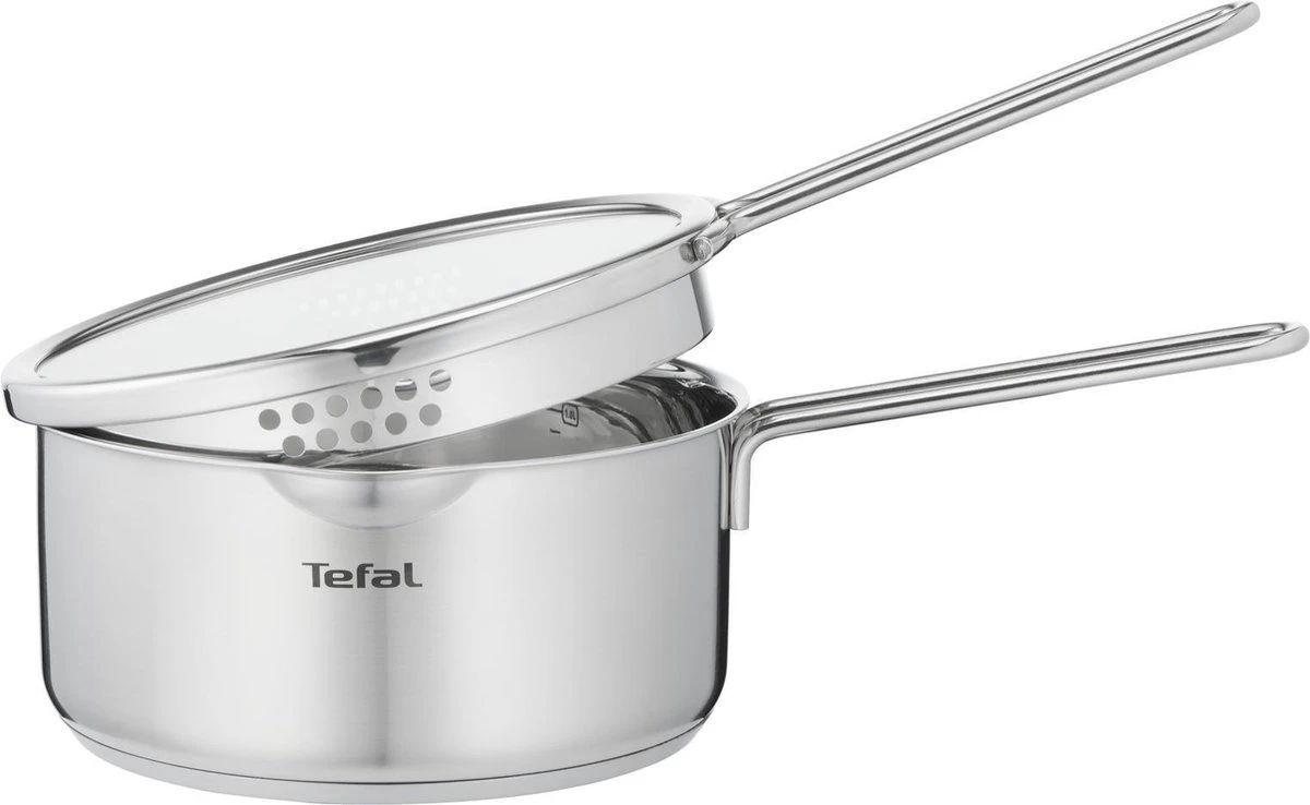 Tefal Nordica Pannenset 4 Delig - Steelpan Ø16 Cm & Kookpan Ø 18 + Ø 20 + Ø 24 Cm - Afbeelding 12