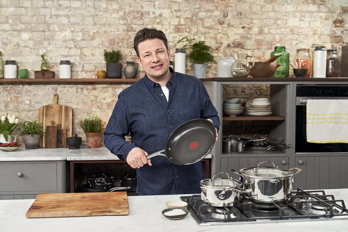 Tefal Jamie Oliver Cooks Direct On Pannenset - 3 Stuks - Afbeelding 2