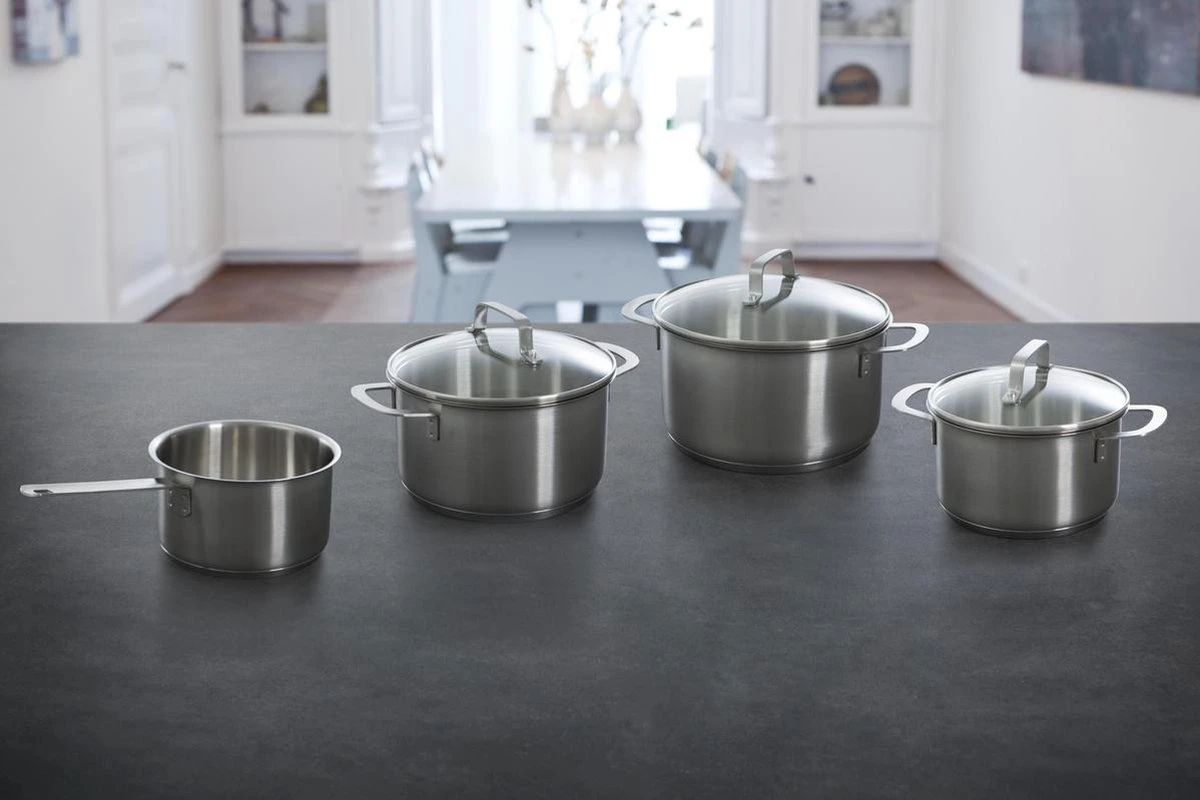 BK Bistro Pannenset - 5-delig - Incl. Koekenpan 24 Cm - PFAS Vrij - Afbeelding 7