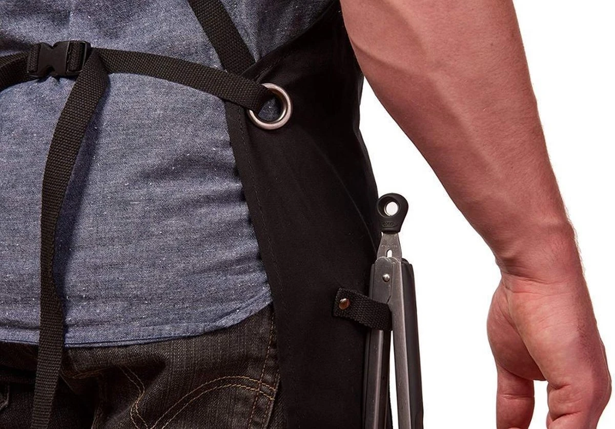 BBQ Schort - Professioneel - Schort - Zwart - Keukenschort - Kwaliteit - Garantie - 68 Cm X 86 Cm - Afbeelding 2