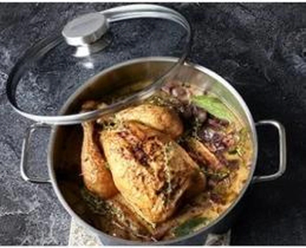 Demeyere Apollo Hapjespan - Met Glasdeksel - Ø28 CM - Afbeelding 2