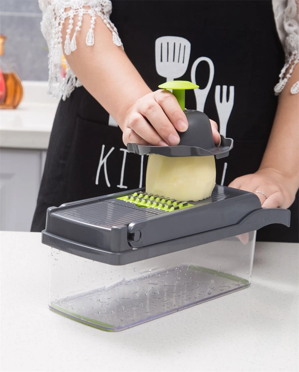 Merkloos Mandoline – Multifunctionele Groentesnijder – Nicer Dicer - Afbeelding 5